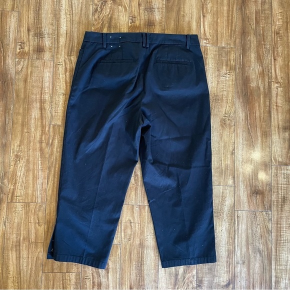 TALBOTS Women’s Black Perfect Skimmer Cropped Capri Pant Size 12 - Picture 7 of 8